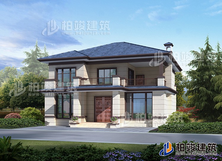 農(nóng)村二層小別墅設(shè)計圖，新中式風(fēng)格，這才是實用的好房！