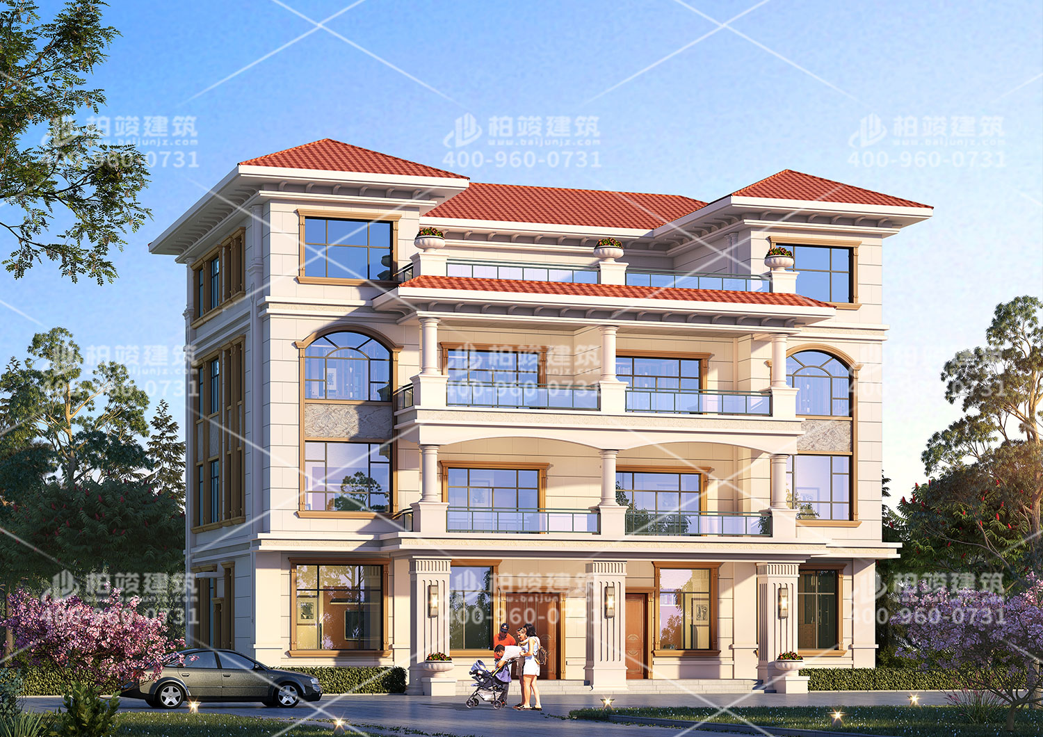 農(nóng)村自建房設(shè)計圖，貴州張總定制四層大別墅。