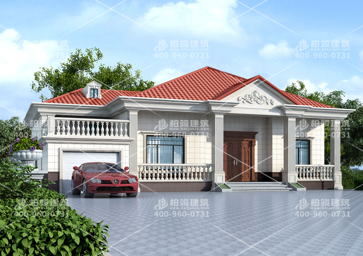 衡陽王總定制歐式一層自建房，小小房子，大設(shè)計。