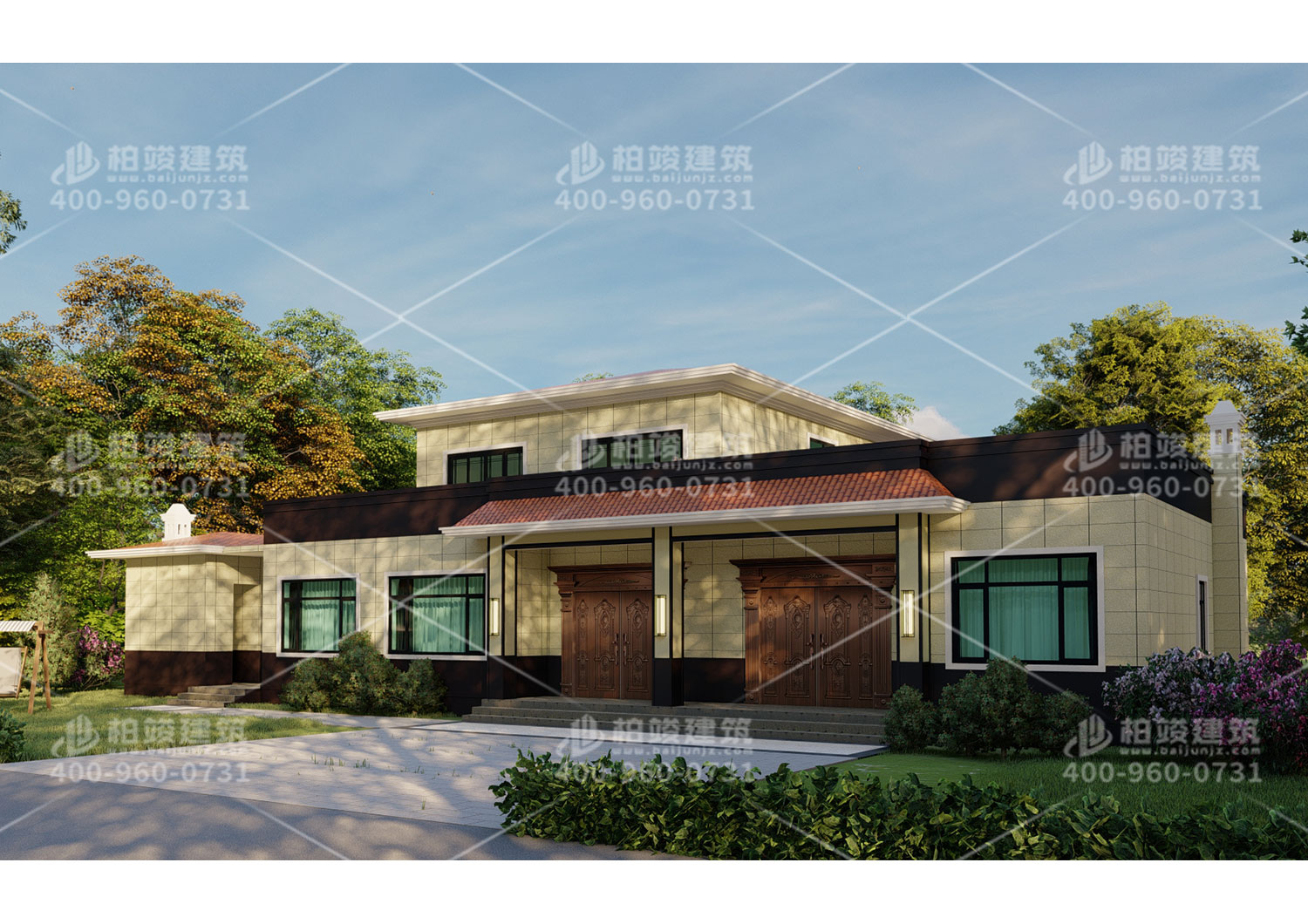 農(nóng)村小別墅設(shè)計圖，按您喜歡的風格來設(shè)計。