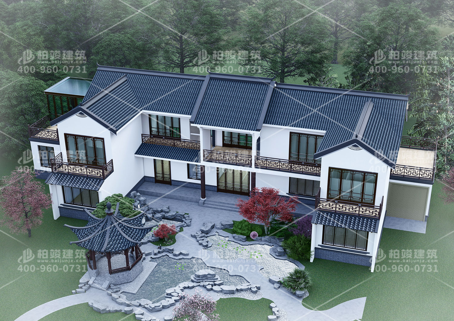 別墅自建房的建筑，眼前一亮的別墅設計