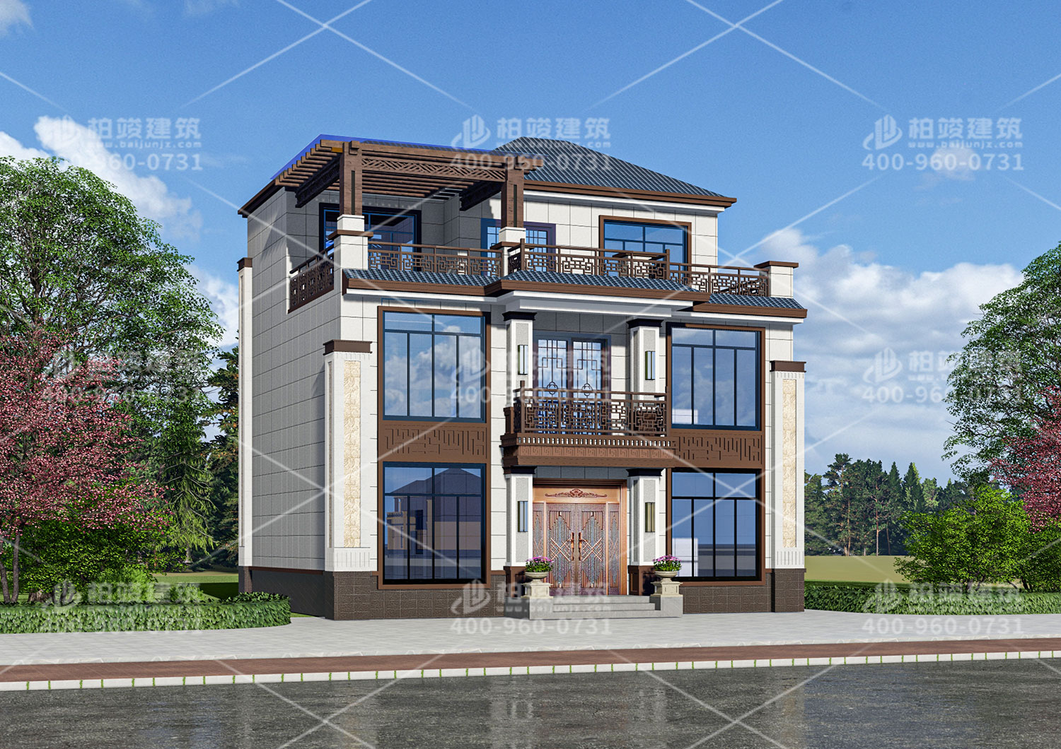 農(nóng)村建房設(shè)計圖，找柏俊就對了。