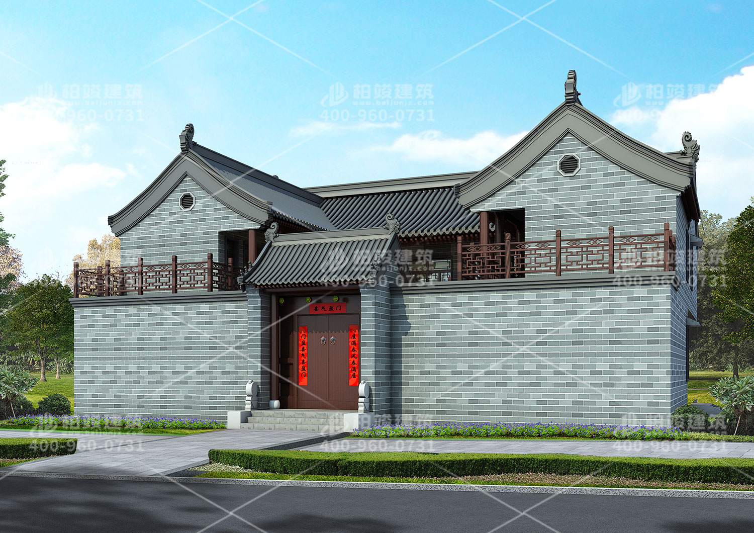 農(nóng)村自建房圖紙大全，中式風(fēng)格好房子。