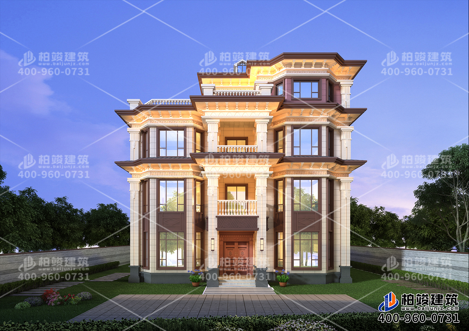 三層別墅自建房，大氣又美觀讓人愛不釋手。