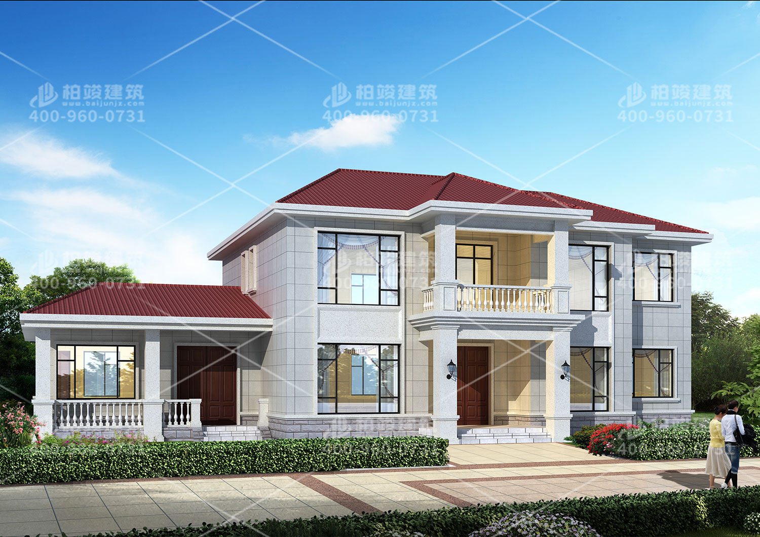 歐式風格自建房設計，農(nóng)村建房也是一種浪漫。