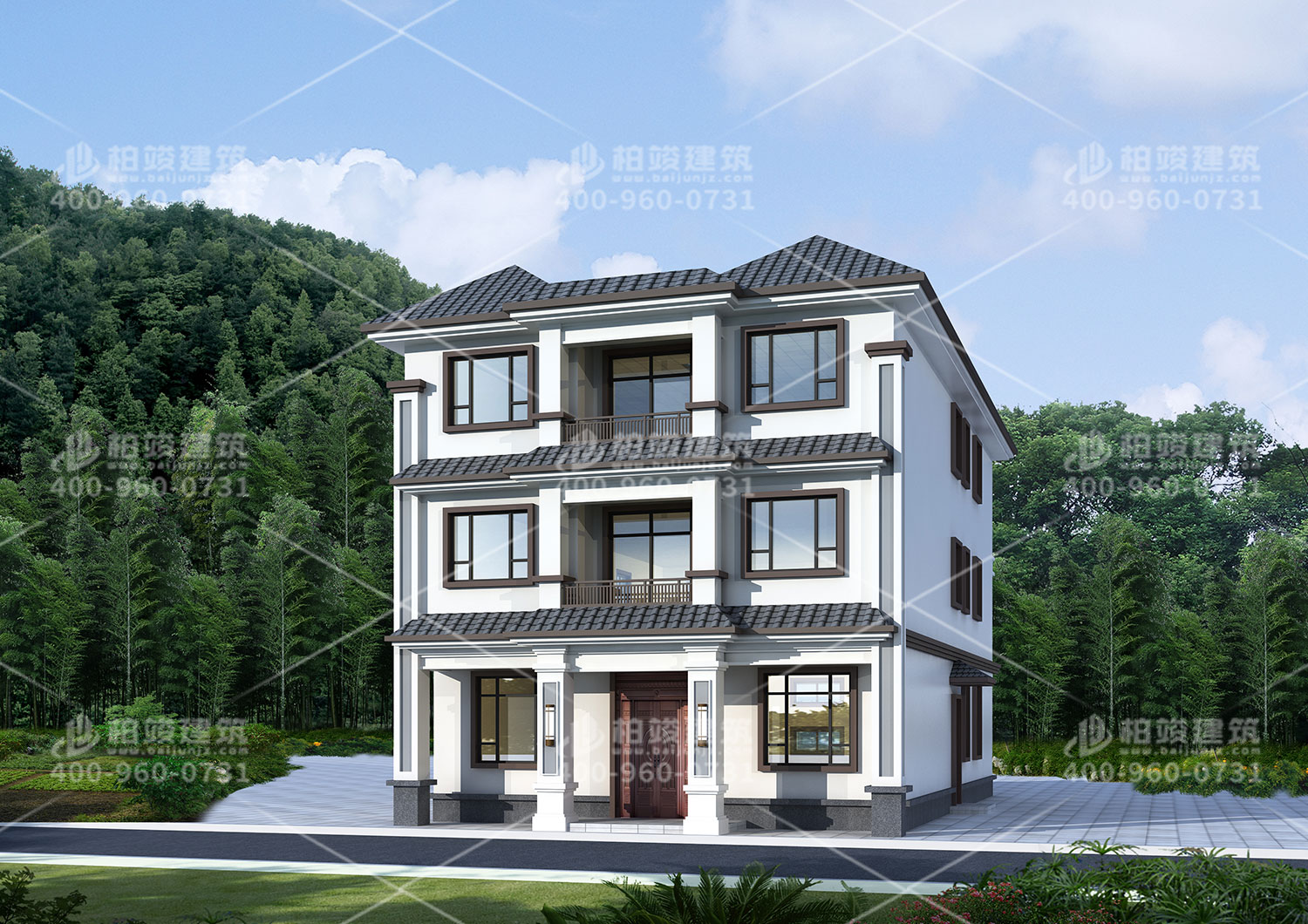 農(nóng)村自建小別墅設計，帶小賣部建筑完成就賺到了。